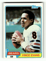 1981 Topps Base Set #11 Vince Evans