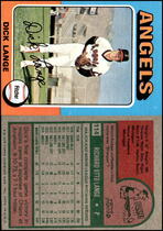 1975 Topps Minis #114 Dick Lange