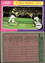 1975 Topps Minis #464 World Series Game 4