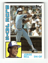 1984 Topps Base Set #278 Jorge Bell