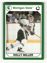 1990 Collegiate Collection Michigan State 200 #145 Kelly Miller