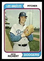 1974 Topps Base Set #348 Pete Richert