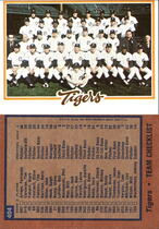 1978 Topps Base Set #404 Tigers Team