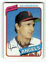 1980 Topps Base Set #183 Jim Anderson