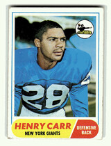 1968 Topps Base Set #57 Henry Carr