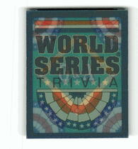 1991 Score World Series Trivia (Green Backs) #72 Q&