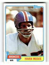 1981 Topps Base Set #187 Haven Moss