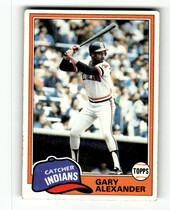 1981 Topps Base Set #416 Gary Alexander