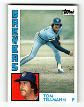 1984 Topps Base Set #476 Tom Tellmann