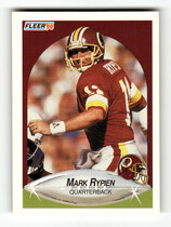 1990 Fleer Base Set #166 Mark Rypien