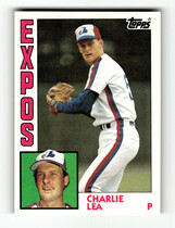 1984 Topps Base Set #421 Charlie Lea