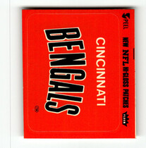 1980 Fleer Team Action Stickers #10L Cincinnati Bengals