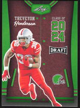 2023 Leaf Draft Green #81 Treveyon Henderson