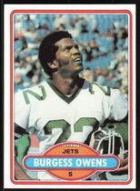 1980 Topps Base Set #238 Burgess Owens