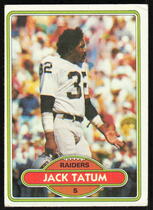 1980 Topps Base Set #429 Jack Tatum