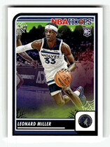 2023 Panini NBA Hoops Haunted Hoops #80 Leonard Miller