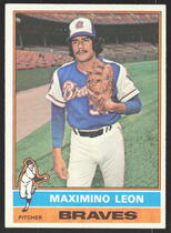 1976 Topps Base Set #576 Max Leon