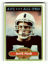 1980 Topps Base Set #255 Dave Pear