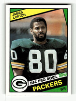 1984 Topps Base Set #272 James Lofton