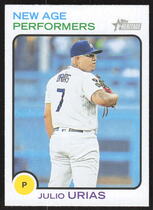 2022 Topps Heritage New Age Performers #NAP-16 Julio Urias