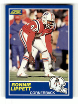 1989 Score Base Set #66 Ronnie Lippett