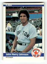 1984 Fleer Base Set #401 J.H. Johnson