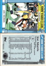 1987 Topps 1000 Yard Club #3 Joe Morris