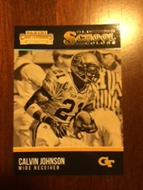 2016 Panini Contenders Draft Picks Old School Colors #7 Calvin Johnson