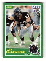 1989 Score Base Set #288 Jay Hilgenberg