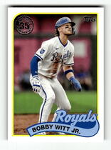 2024 Topps Update 1989 Topps #89US-48 Bobby Witt Jr.