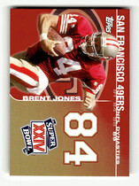 2008 Topps Dynasties #DYN-BJ Brent Jones