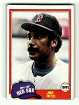 1981 Topps Base Set #500 Jim Rice