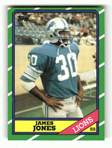 1986 Topps Base Set #245 James Jones