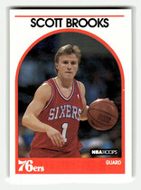 1989 NBA Hoops Hoops #34 Scott Brooks