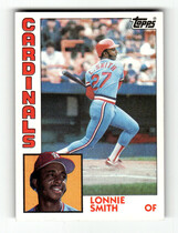 1984 Topps Base Set #580 Lonnie Smith