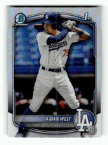 2025 Bowman Chrome Draft Refractor #BDC-6 Aidan West