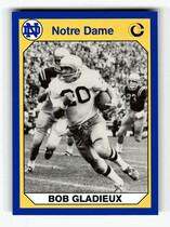 1990 Collegiate Collection Notre Dame 200 #119 Bob Gladieux