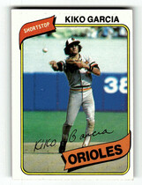 1980 Topps Base Set #37 Kiko Garcia