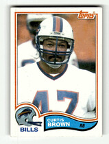 1982 Topps Base Set #23 Curtis Brown