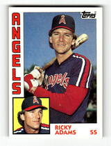 1984 Topps Base Set #487 Ricky Adams