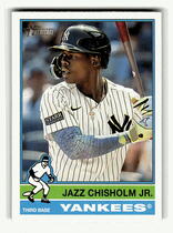 2025 Topps Heritage #33 Jazz Chisholm Jr.