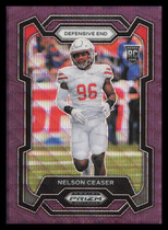 2024 Panini Prizm Draft Picks Purple Wave Prizm #156 Nelson Ceaser