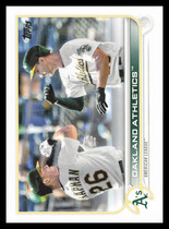 2022 Topps Base Set #210 Oakland Athletics