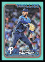 2024 Topps Update Aqua #US32 Cristopher Sanchez