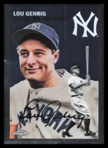 2023 Topps Chrome Platinum Anniversary #325 Lou Gehrig