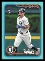 2024 Topps Update Aqua #US233 Wenceel Perez