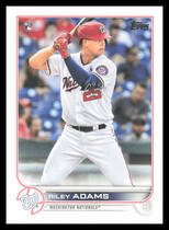 2022 Topps Base Set #158 Riley Adams