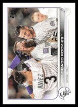 2022 Topps Base Set #222 Colorado Rockies