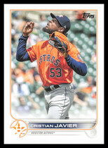 2022 Topps Base Set #211 Cristian Javier