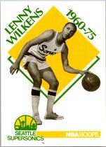 1990 NBA Hoops Hoops #349 Lenny Wilkins
